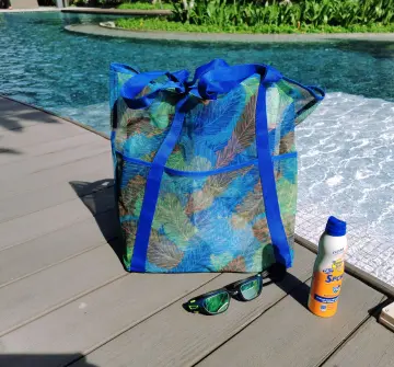 Large Mesh Beach Bag - Beach Tote Bag for Women, Beach Toys, Pool