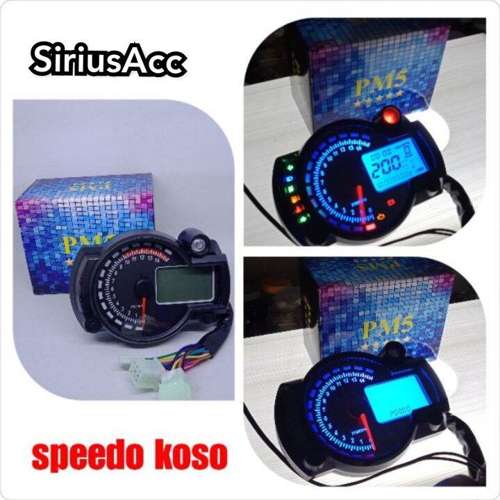 Speedometer Koso Spedo Koso RX 2 N Universal Ninja Satria Vixion Nmax Lexi X Ride Cbr Gsx Mio