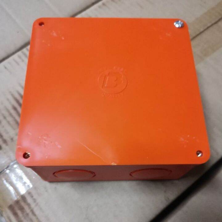 Pvc orange Square Junction box 5x5 | Lazada PH