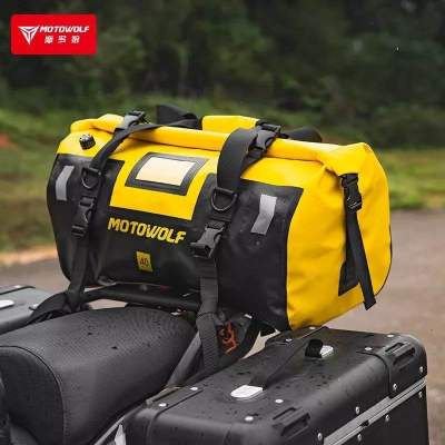 MOTOWOLF MDL 0717 Waterproof Bag กระเป๋ากันน้ำ มัดท้ายสำหรับรถมอเตอร์ไซค์ กระเป๋าเดินทาง