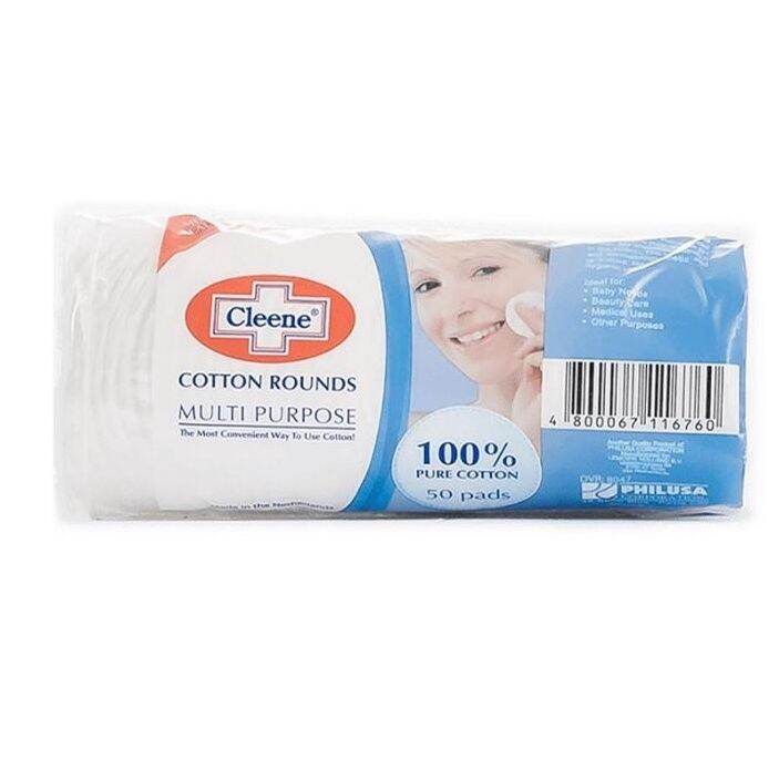 Cleene Facial Cotton SideSealed 50s Lazada PH