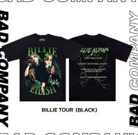 เสื้อลาย Billie eilish black size S