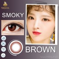 คอนแทคเลนส์ SMOKY​ BROWN ✨ ยี่ห้อ BEAUTYLENS ; Color Gary / Brown