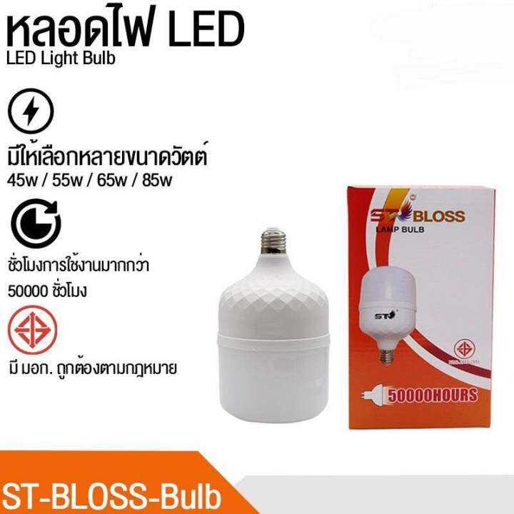 หลอดไฟ-led-ทรงกระบอก-65-w-เเสงสีขาว-เรทราคาส่ง-ราคา-5-10-ชิ้น-st-หลอดไฟled-ทรงกระบอก-65-w-เรท-ราคา-1-5-10-ชิ้น-ขั้วหลอด-e27-สว่างมาก-ประหยัดไฟ-มอก1955-2551