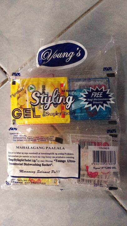 youngs styling gel 1 pack (12pcs) | Lazada PH