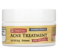 พร้อมส่ง ของแท้100% De la Cruz Acne Treatment ointment with 10% sulfur 6g.