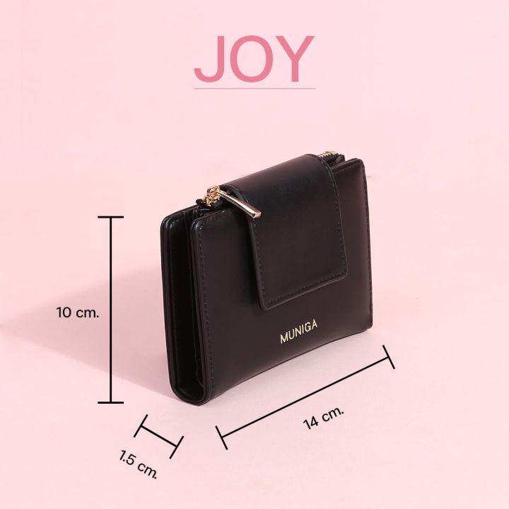 กระเป๋าสตางค์ใบกลาง-รุ่น-joy-พร้อมกล่อง-พร้อมส่ง-สามารถเลือกสีได้ค่ะ