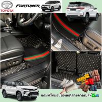 พรมรถยนต์6Dรุ่น Allnew Fortuner 2016-2023(มีเสริมใยดักฝุ่น)