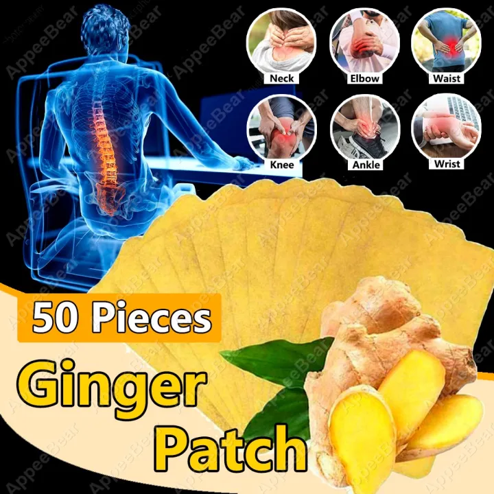 50Pcs Herbal Ginger Patch - Health Care for Promote Blood Circulation ...