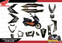 ชุดสี Honda Pcx150 2014-2017 สีดำด้าน แท้เบิกศูนย์ 15 ชิ้น