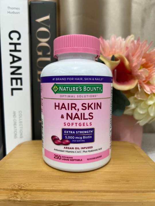 Nature’s Bounty Hair Skin & Nails 250 Softgels Exp 01/2025 | Lazada PH