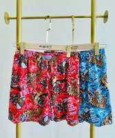 Boxer M&amp;F ลาย Collection เสือ สีแดงและสีฟ้าแพ็ค 2 ตัว ขนาด ML และ XL