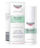 เอไอแมท ฟลูอิด Eucerin ProACNE Solution A.I. Matt Fluid 50ml. ยูเซอริน โปร แอคเน่ โซลูชั่น เอ.ไอ.แมท ฟลูอิด 50มล.  สิวอุดตัน สิวผด คุมมัน 8 ชม.