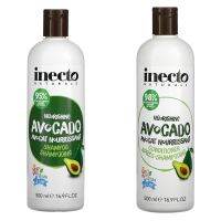 Inecto nourishing avocado shampoo and conditiner แชมพู ครีมนวดผมสูตรผสมอะโวคาโด บำรุงผม ผมแห้ง ผมเสีย  จากอังกฤษ