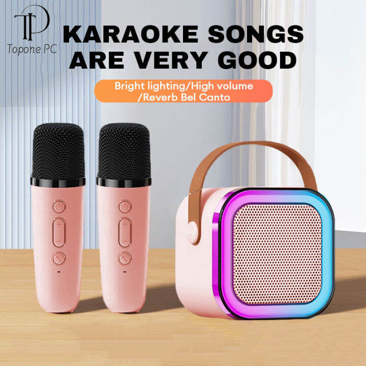 Bluetooth Microphone Speaker Outdoor Portable Music Party Home KTV ...