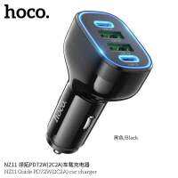 Hoco NZ11 หัวชาร์จรถPD72W 2C/2A ใหม่ล่าสุด  dual USB C+ dual USB A 4ช่อง