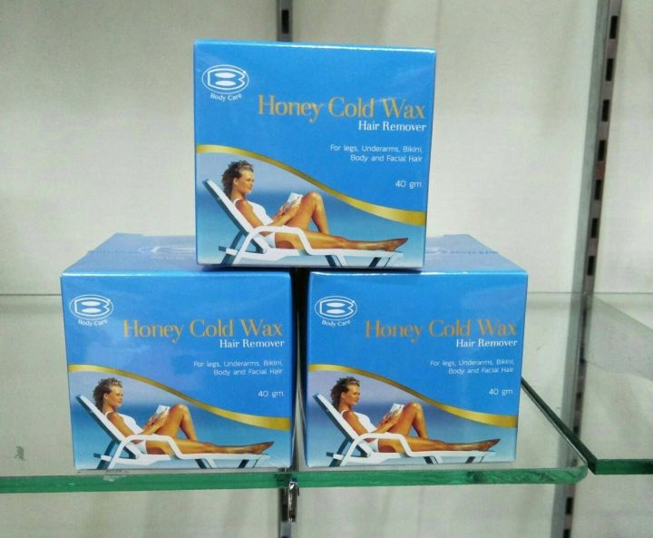 ครีมกำจัดขนฮันนี่คูลแว๊กซ์-body-care-honey-cold-wax-hair-remover-กำจัดขนแว๊กซ์ขี้ผึ้งเย็น-ส่วนผสมธรรมชาติ-100-น้ำผึ้งเข้มข้น-สามารถกำจัดขนได้อย่างเกลี้ยงเกลา-แบบถอนรากถอนโคนขนกำจัดขนได้ทั้งขนแขน-ขา-รั