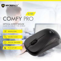 Micropack Optical Mouse รุ่น M103 (สีดำ) ซื้อ 2 แถม 1