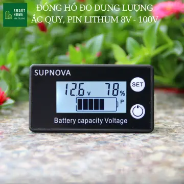 module hiển thị dung lượng pin báo pin lithium 1S 2S 3S 4S 6S 7S 8S –  https://dientubachviet.com/