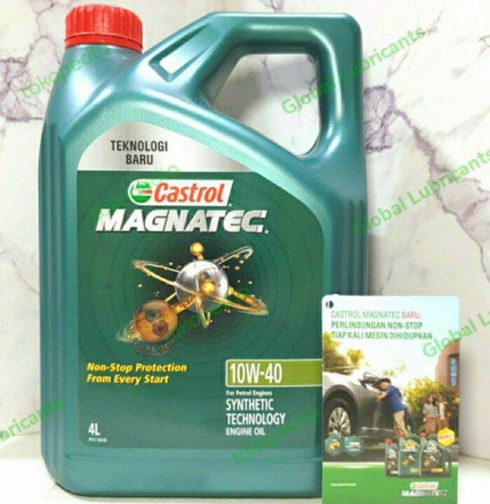 Castrol Magnatec 10W-40 Galon 4 Liter | Lazada Indonesia