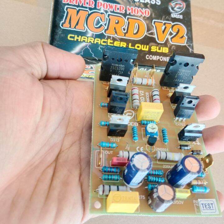 Kit driver power amplifier Mcrd V2 karakter Low sub | Lazada Indonesia