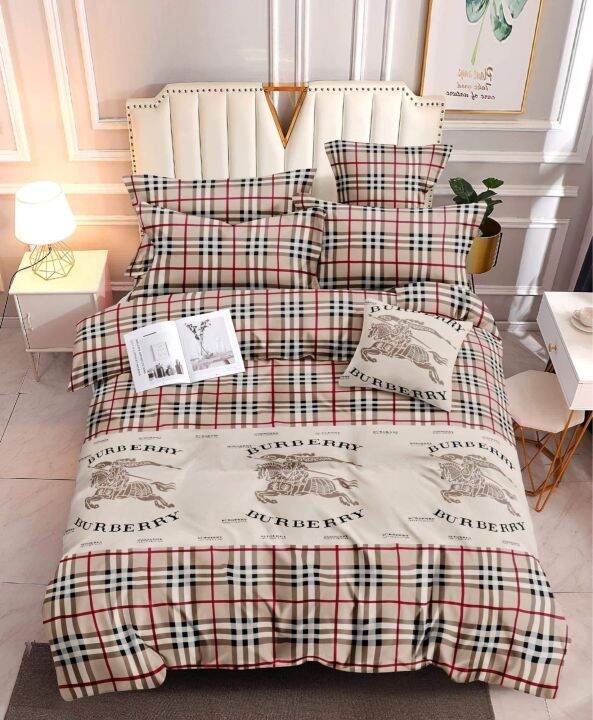 Burberry design Canadian cotton bedsheet by cobre kama collection 