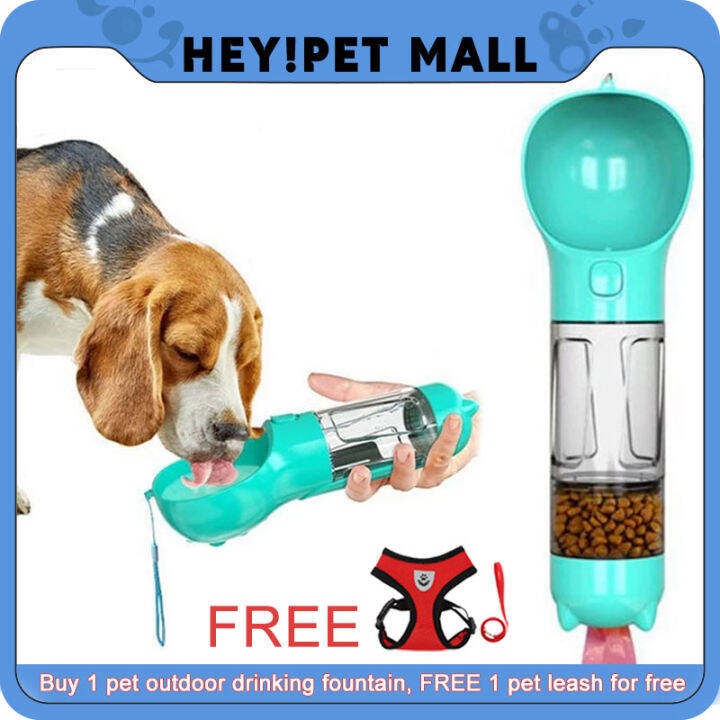 【HepyPet】Dog Water Bottle Feeder Portable Dog Drinker Pet Travel