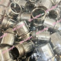 100ตัว -- ข้อต่อเข้ากล่องเหล็ก EMT 1/2 (4หุน) Connector ท่อบาง ขนาด 3/4 (6 หุน) EMT ท่อเหล็ก (คอนเน็ตเตอร์ EMT)