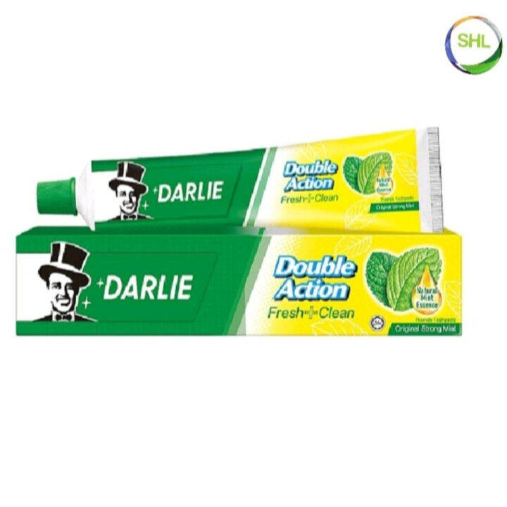 Darlie Toothpaste Double Action Original Strong Mint 120g Ubat Gigi