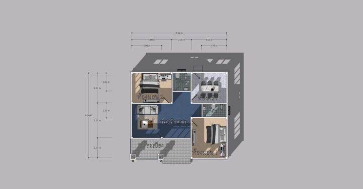 แบบบ้านสำเร็จ-2-ห้องนอน