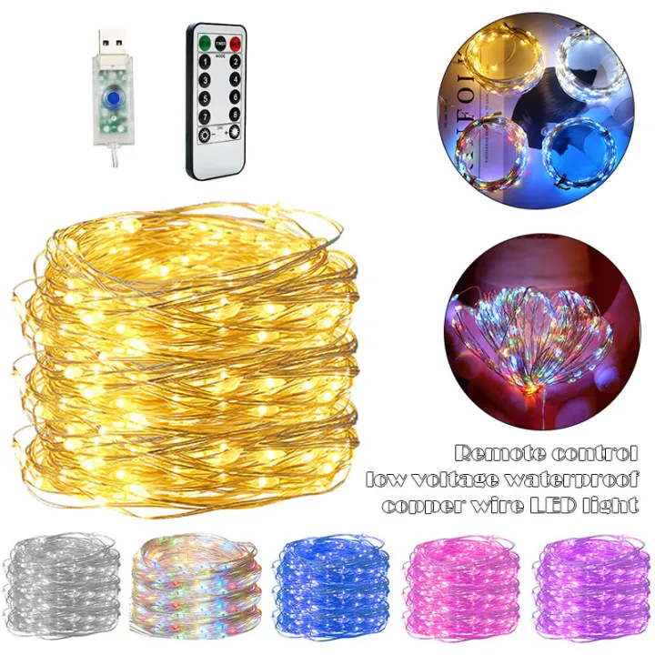 3M LED Curtain Garland on the Window USB String Lights Fairy Festoon ...