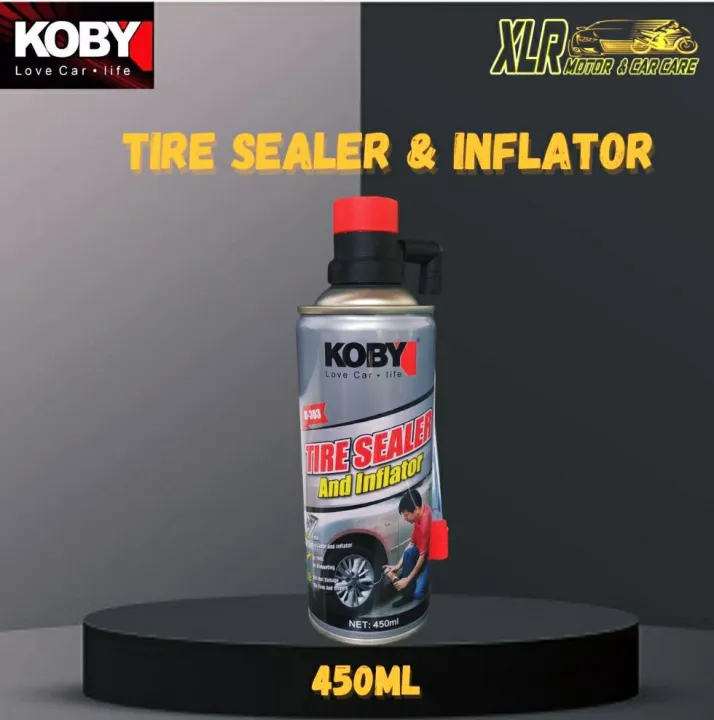 KOBY Tire Sealer and Inflator 450ml | Lazada PH