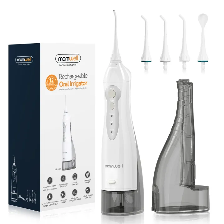 Mornwell D52 Portable Water Flosser Electric Oral Irrigator Dental ...