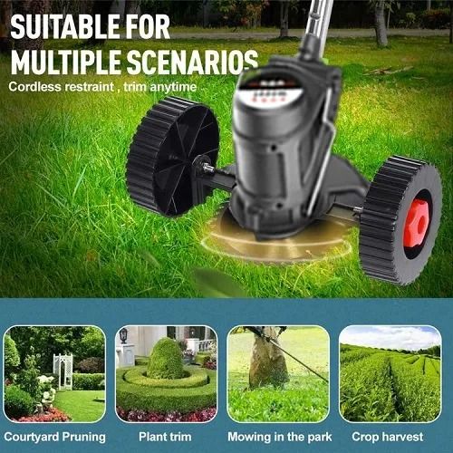 Rechargeable 128tv Lawn Mower Grass Cutter Rechargeable Sale Original 