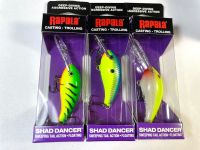 RAPALA_SHAD_DANCER เหยื่อปลั๊ก ดำลึก แอ็คชั่นดี #SDD4 size 4cm 5g