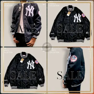 Sweater Hoodie MLB Mitchell & Ness Yankees Putih