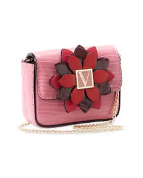 Victoria's Secret, Bags, Victoria Secret Floral Crossbody Bag And Black  Small Fovever An Angel Pouch