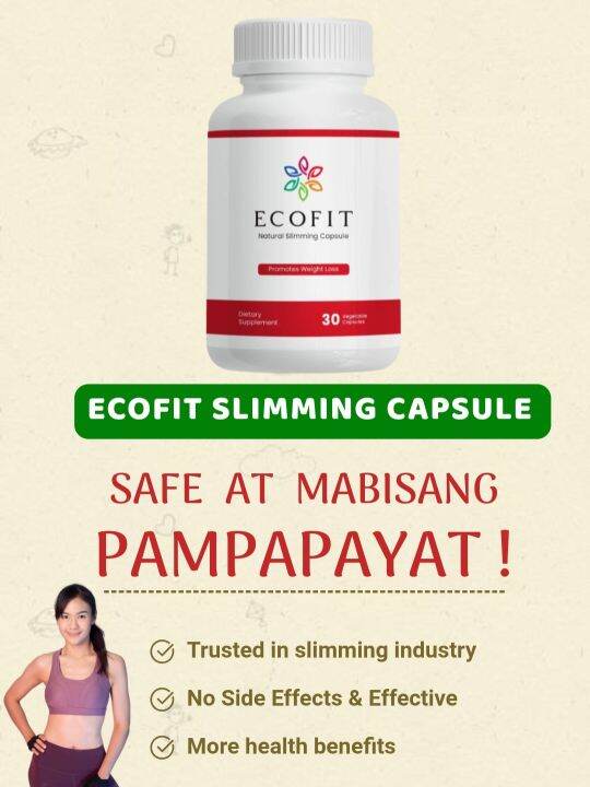 Effective Slimming And Whitening Capsule ECOFIT SAFE AND EFFECTIVE SLIMMING CAPSULE | Lazada PH