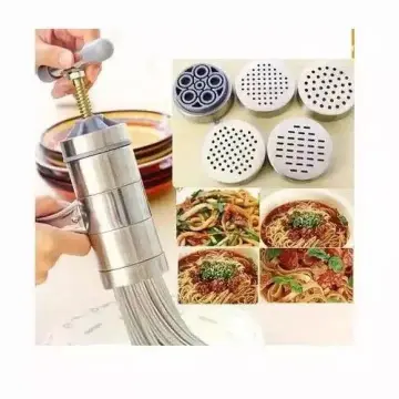 Electric Pasta Maker Household Spaghetti Noodle Making Machine 220V  Stainless Steel Noodle Press Machine