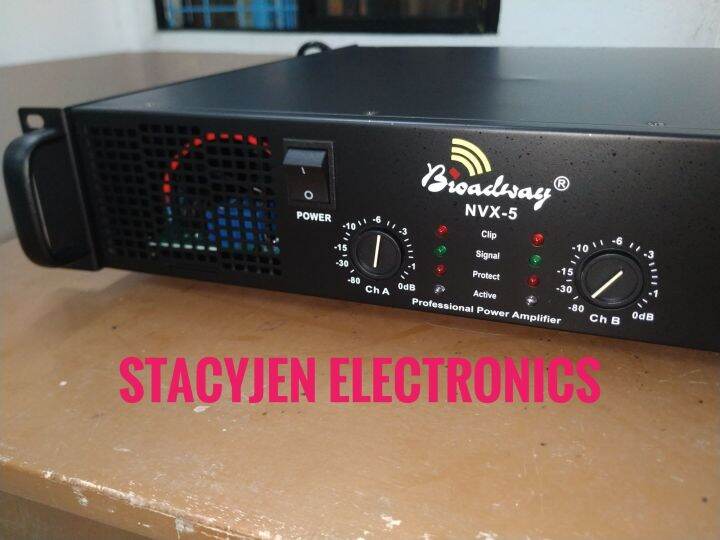 Nvx5 Broadway Power Amplifier 500w/channel Lazada PH