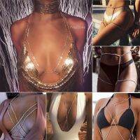 Crystal Jewelry สร้อยบีกีนี่ สินค้าพร้อมส่ง bikini body jewelry, bralette chain, layered body chain, bra chain, festival jewelry, sexy body chain เสื้อบีกีนี่ สร้อยเพชรเซ็กซี่ สร้อยสายฝอ สร้อยคอแฟชั่น fashion bikini necklace