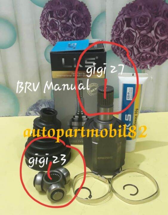 CV.Joint Dalam As Roda Depan Dalam Honda BRV Manual Lazada Indonesia
