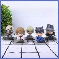 LEOพร้อมส่งโมเดลโคนันตัวหด​ สูงประมาณ​ 5​ CM.​ SET​ 5​ ตัว​ น่ารักมากๆๆ