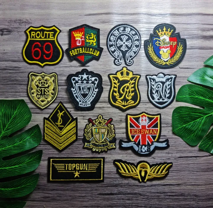 Sticker Thêu Ủi Hình Huy Hiệu Các Loại MS6664E | Lazada.vn