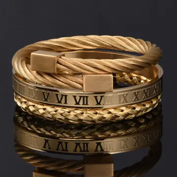 Lana Roman Numeral Gold Bracelet – Amalfa