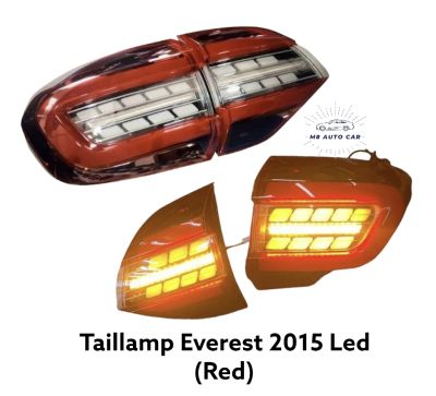 ไฟท้าย Ford Everest 2015 Light bar ไฟเลี้ยววิ่ง สีแดง
