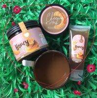 (เซ็ต 1 กระปุก แถม เซรั่ม 1 หลอด) Cheewa herb tammarind honey mask 200g มาร์คลอกผิว ชีวาเฮิร์บ มาร์คลอกผิวมะขาม น้ำผึ้ง ของแท้