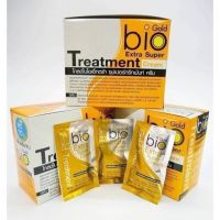 ทรีทเม้นไบโอ (สีทอง) 1 กล่อง 24 ซอง? Bio Gold Extra Super Treatment Cream (แพกเกจใหม่ล่าสุด)