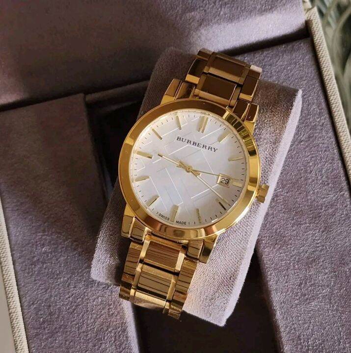 BRB Bur*be*rry* BU9003 Goldtone Watch | Lazada PH