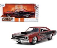 Jada Bigtime Muscle Series: 1970 Plymouth Road Runner (Red/Flames) 1/24 Scale